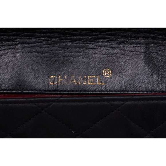 Chanel Matelasse Chain Lambskin Shoulder Bag Black - Picture 7 of 8